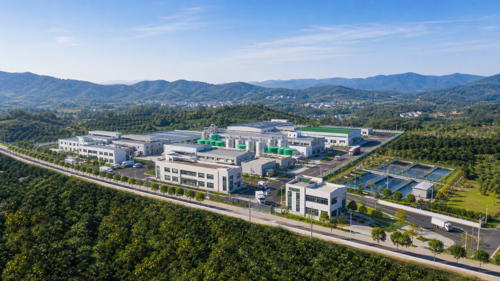 柑橘加工与副产物资源化产业园区